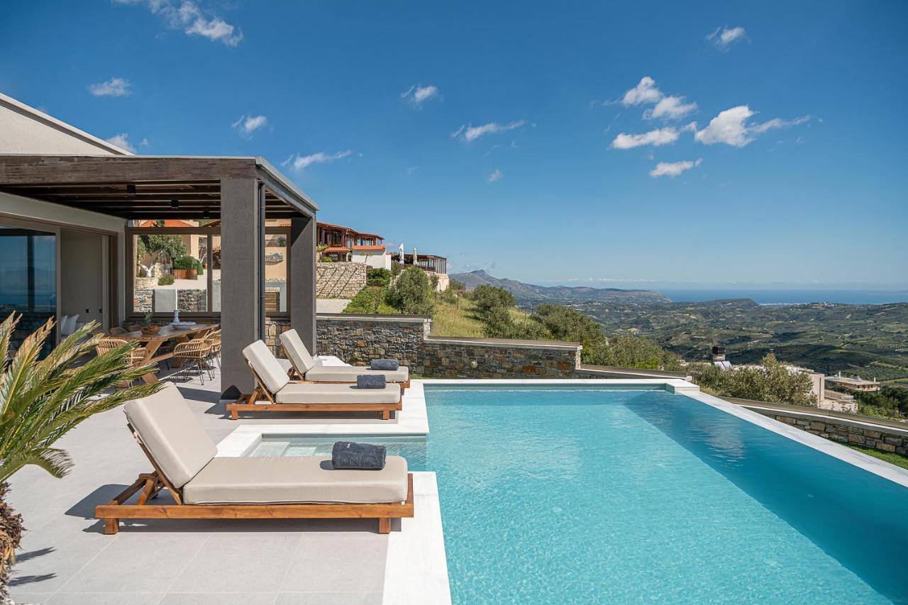 Villa Amavi - Private Heated Pool Kato Asites エクステリア 写真