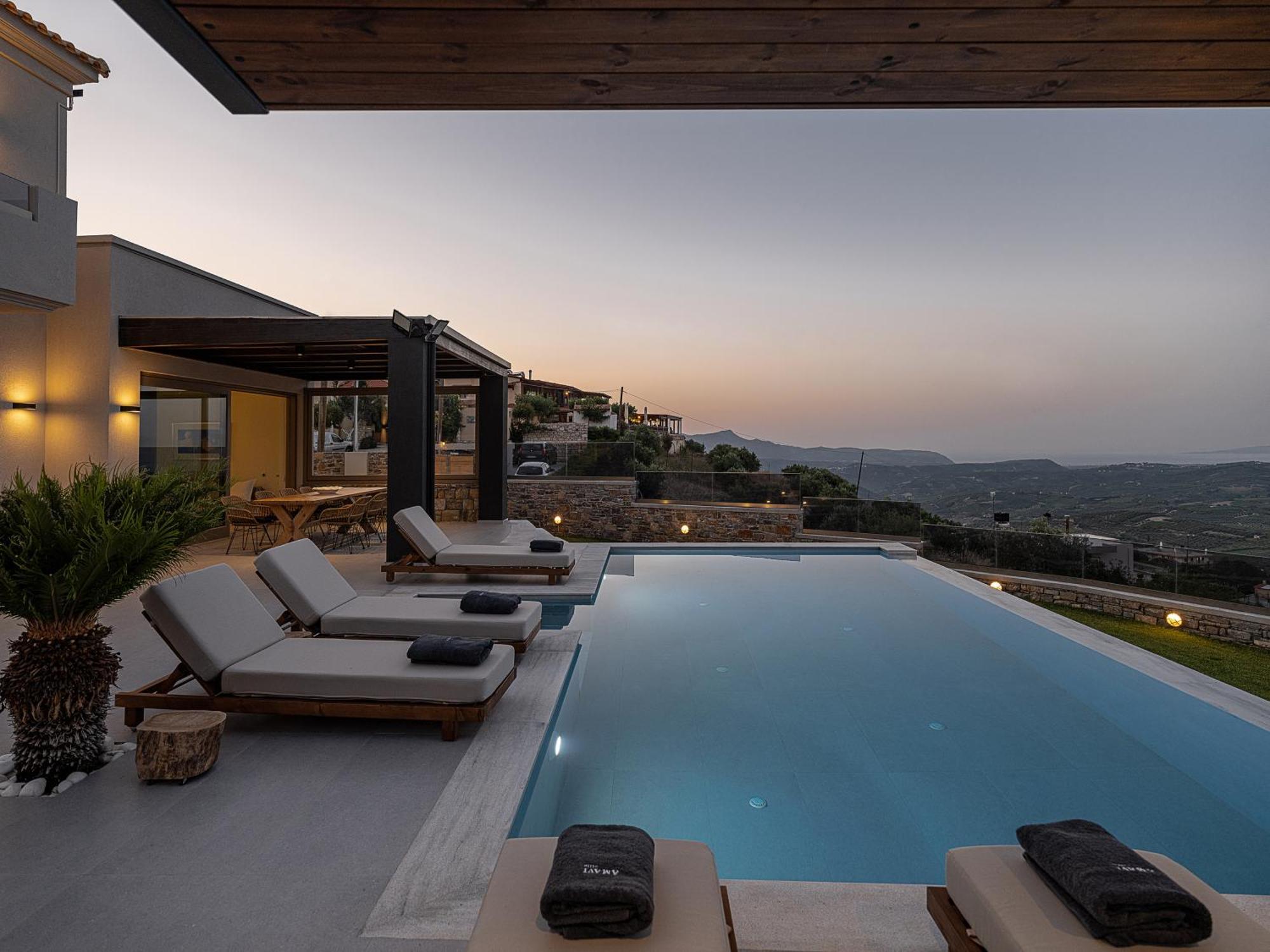 Villa Amavi - Private Heated Pool Kato Asites エクステリア 写真