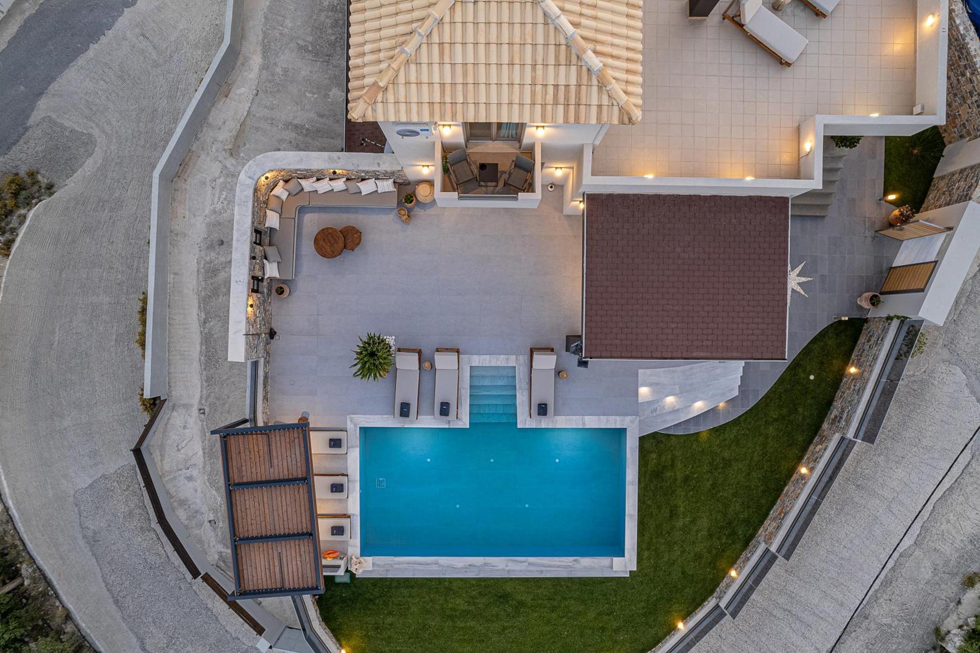 Villa Amavi - Private Heated Pool Kato Asites エクステリア 写真