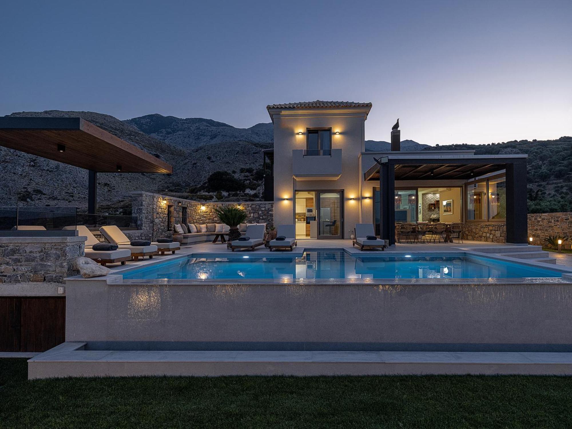 Villa Amavi - Private Heated Pool Kato Asites エクステリア 写真