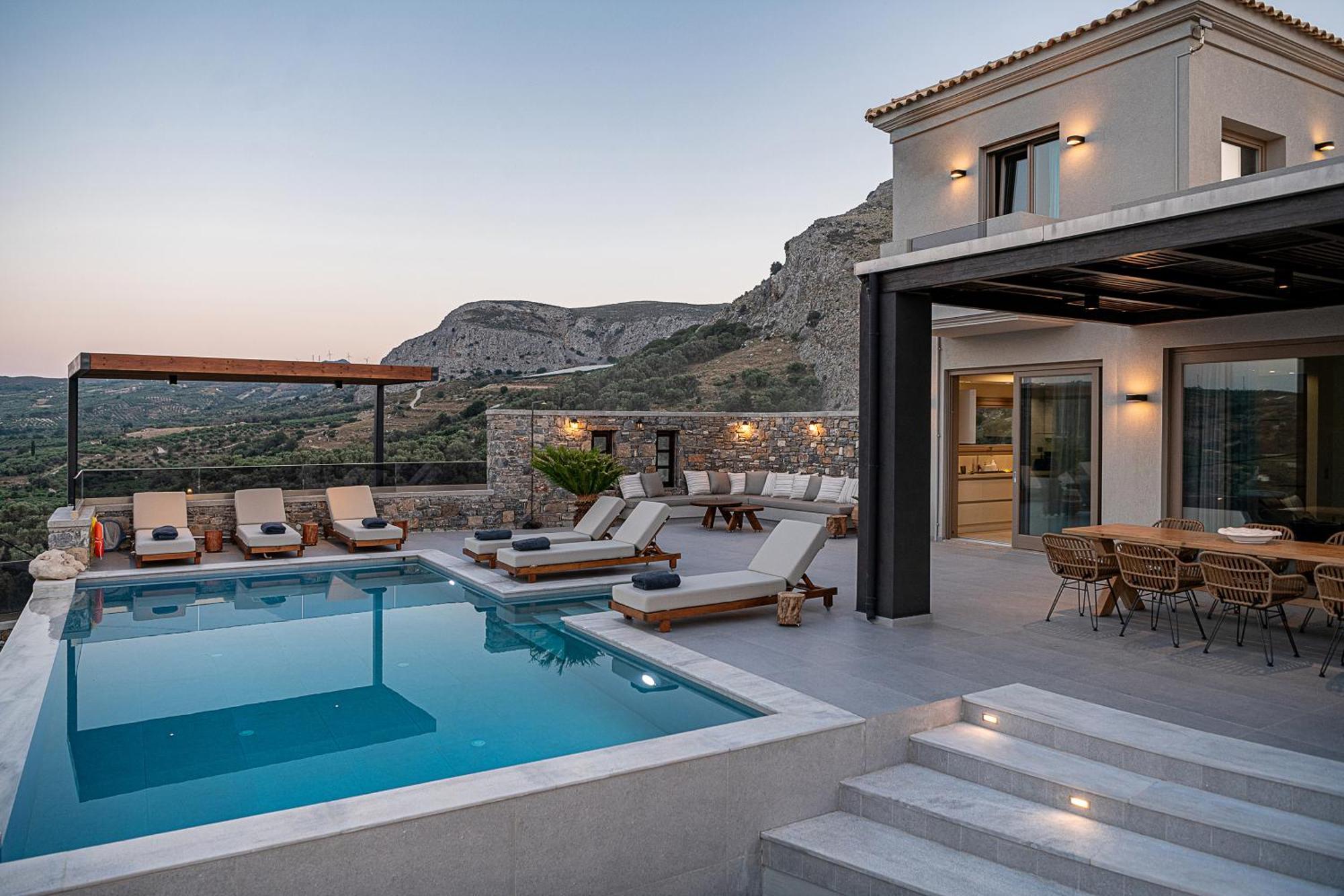 Villa Amavi - Private Heated Pool Kato Asites エクステリア 写真